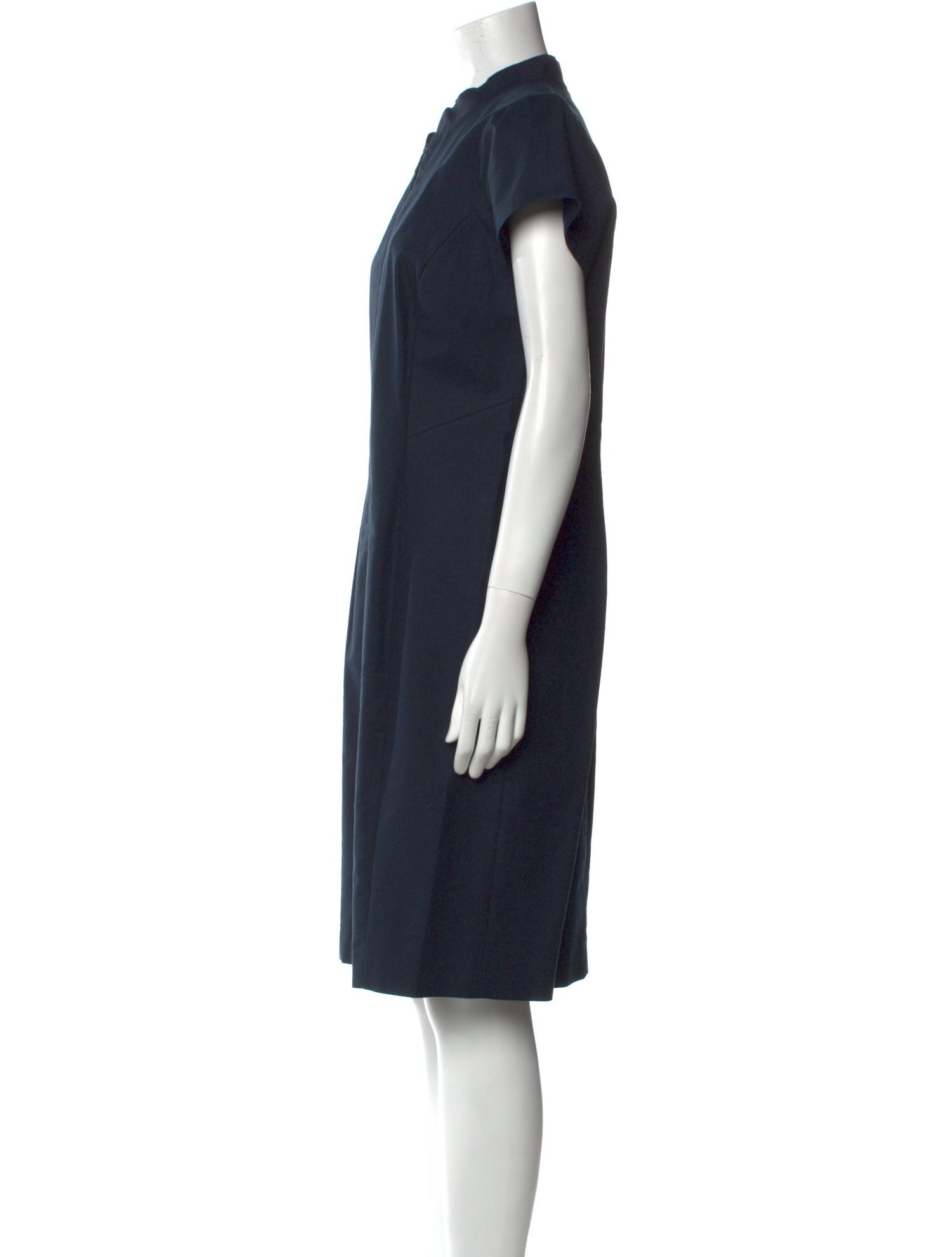 Lafayette 148 Crew Neck Knee-Length Dress