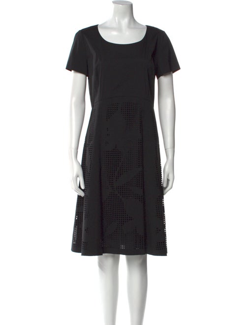 Lafayette 148 Scoop Neck Knee-Length Dress