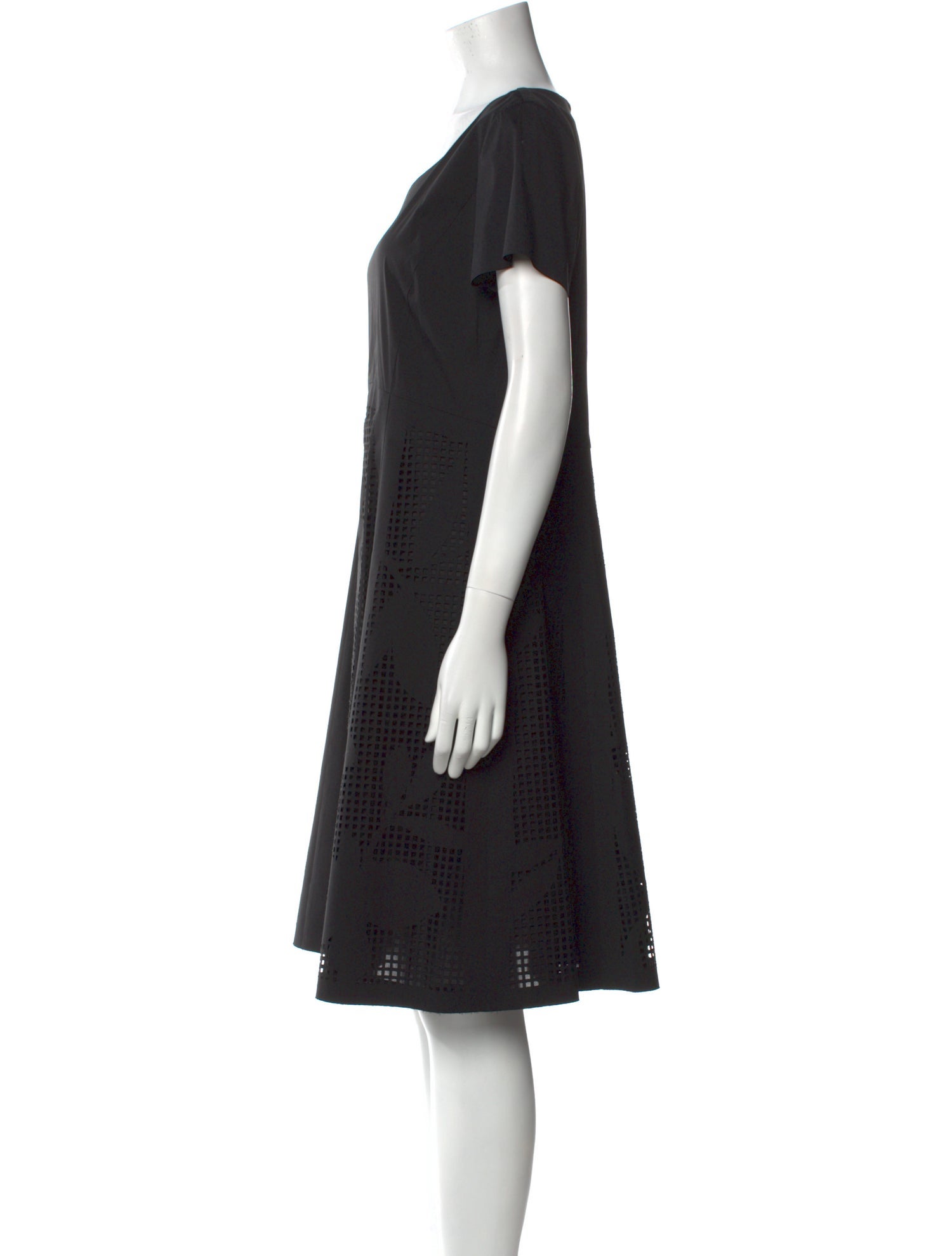 Lafayette 148 Scoop Neck Knee-Length Dress
