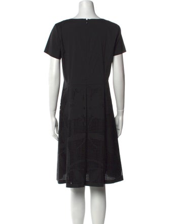 Lafayette 148 Scoop Neck Knee-Length Dress