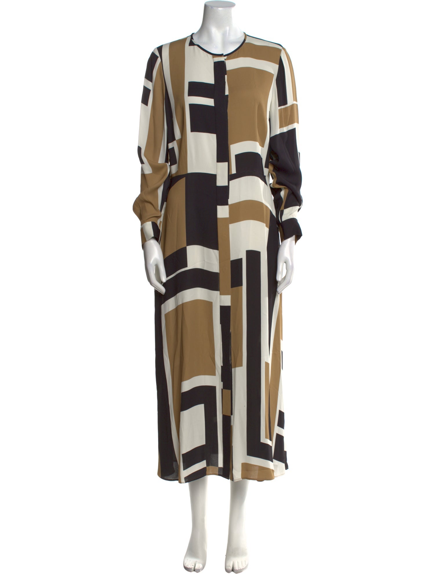 Lafayette 148 Printed Long Dress