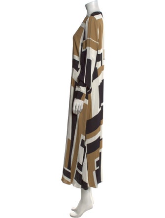 Lafayette 148 Printed Long Dress