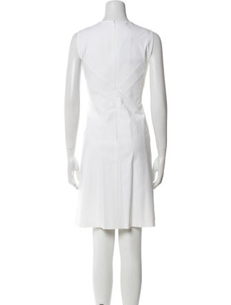 Lafayette 148 V-Neck Knee-Length Dress