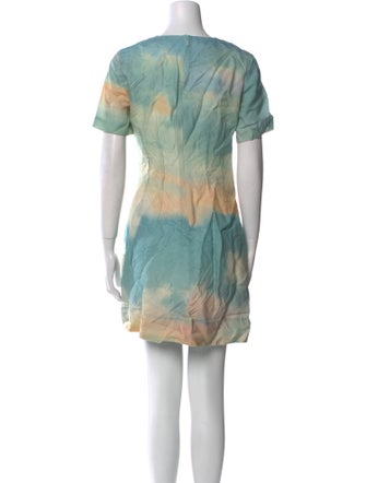 Lafayette 148 Silk Mini Dress