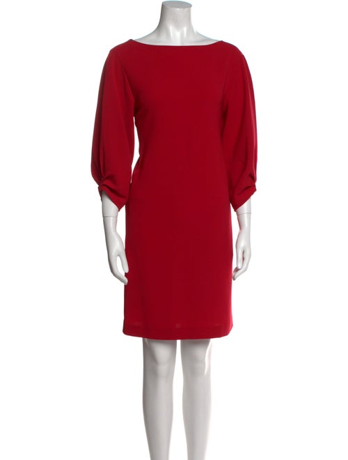 Lafayette 148 Bateau Neckline Mini Dress