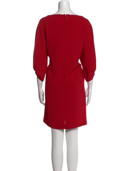 Lafayette 148 Bateau Neckline Mini Dress