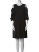 Lafayette 148 Crew Neck Mini Dress