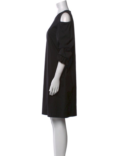 Lafayette 148 Crew Neck Mini Dress