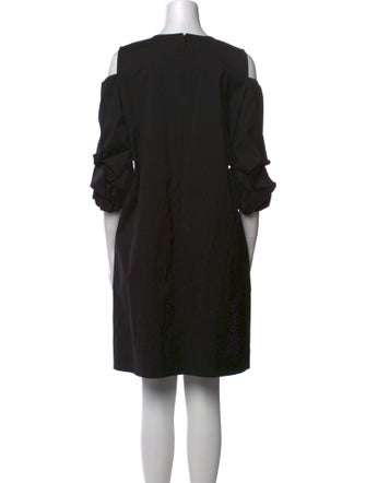 Lafayette 148 Crew Neck Mini Dress