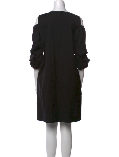 Lafayette 148 Crew Neck Mini Dress