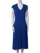 Lafayette 148 V-Neck Midi Length Dress