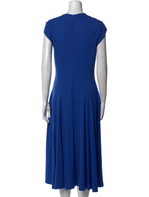 Lafayette 148 V-Neck Midi Length Dress