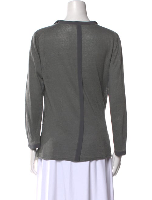 Lafayette 148 Linen V-Neck Sweater