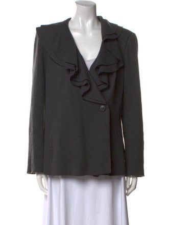 Lafayette 148 Wool V-Neck Sweater