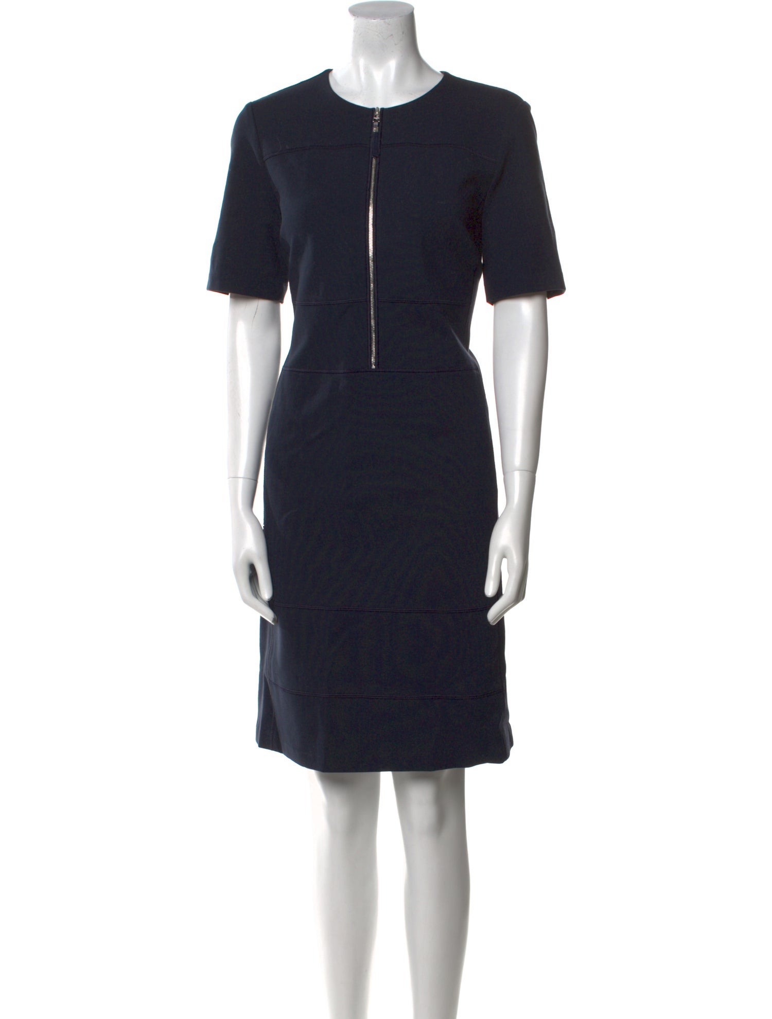 Lafayette 148 Crew Neck Knee-Length Dress