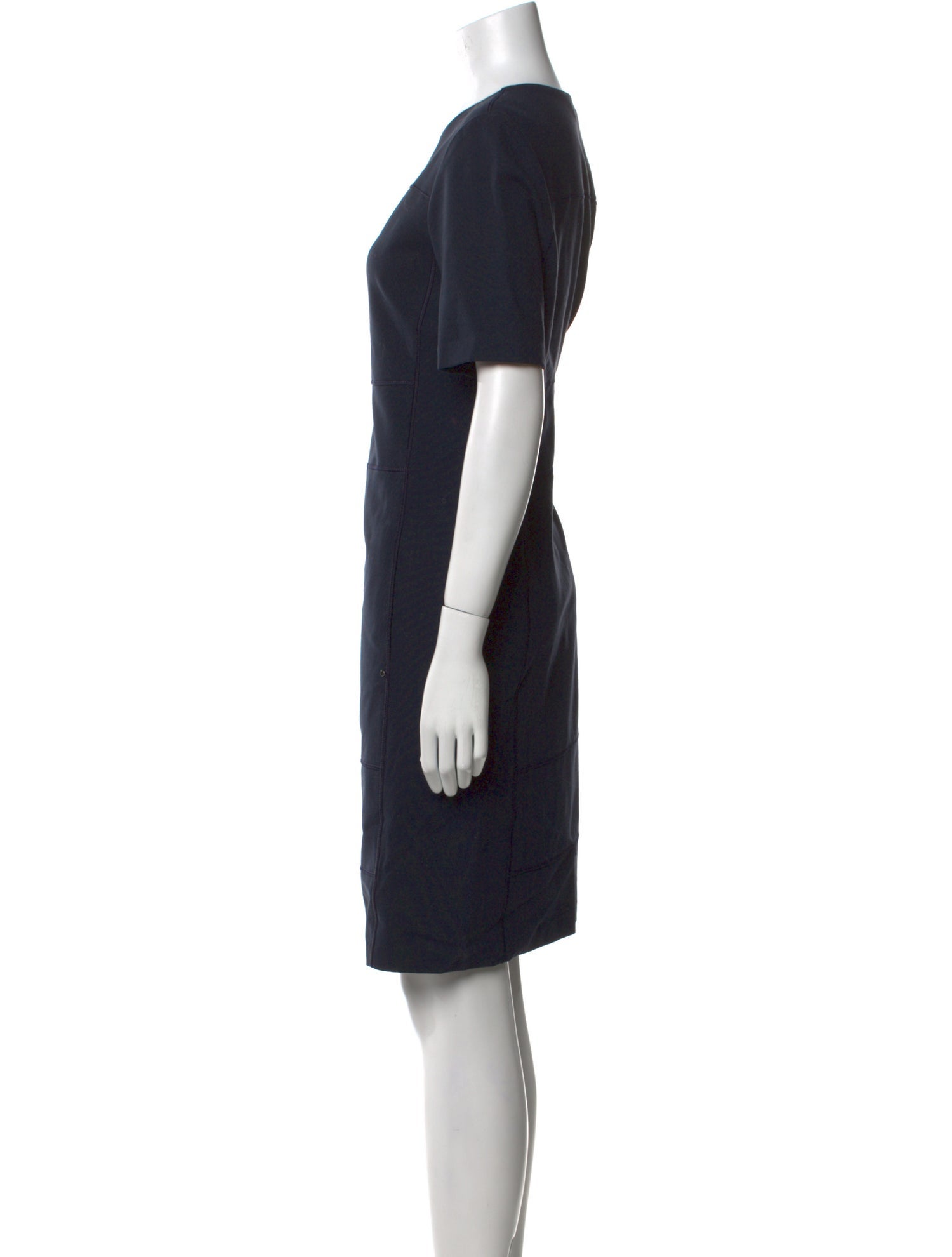 Lafayette 148 Crew Neck Knee-Length Dress