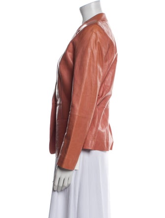 Lafayette 148 Leather Blazer