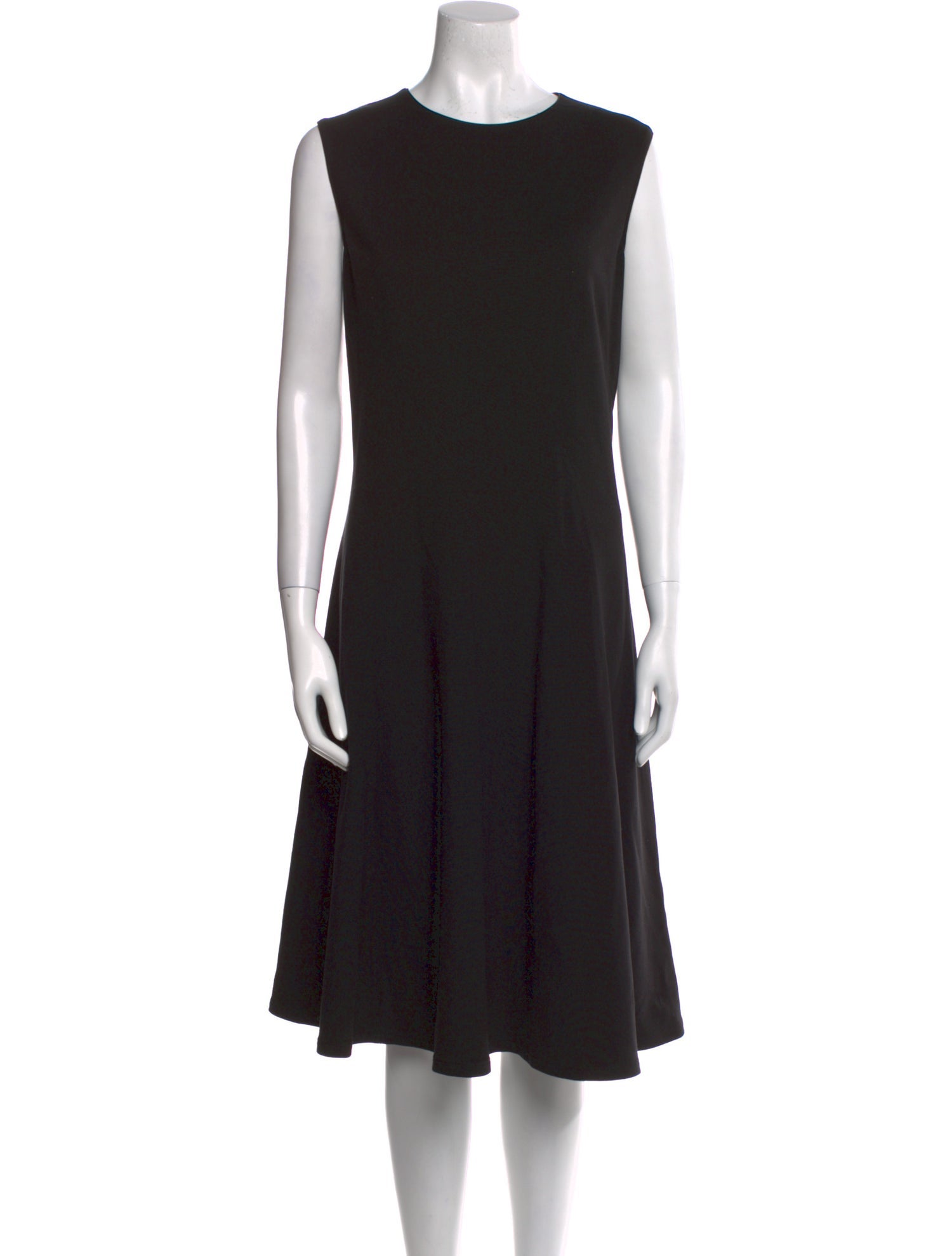 Lafayette 148 Crew Neck Midi Length Dress