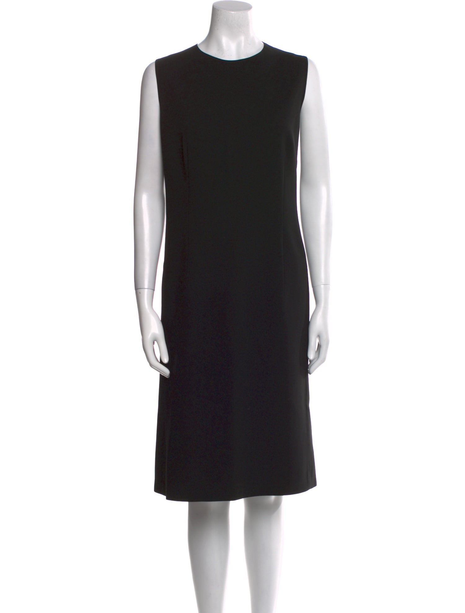 Lafayette 148 Crew Neck Midi Length Dress