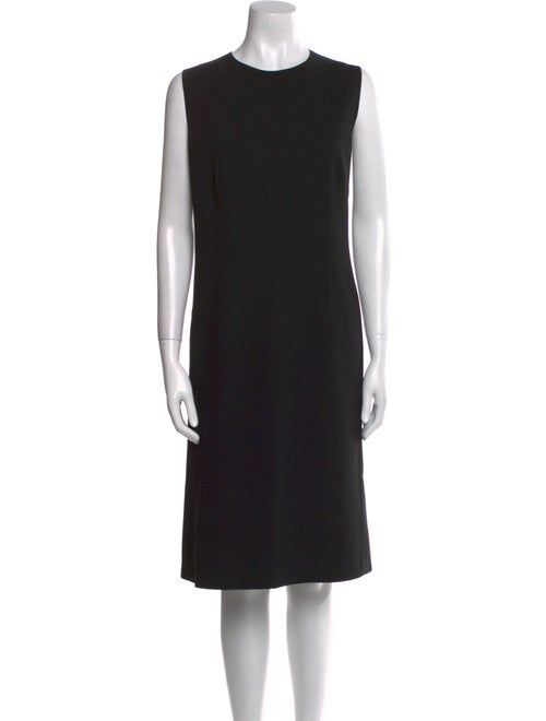 Lafayette 148 Crew Neck Midi Length Dress