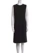 Lafayette 148 Crew Neck Midi Length Dress