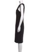 Lafayette 148 Crew Neck Midi Length Dress