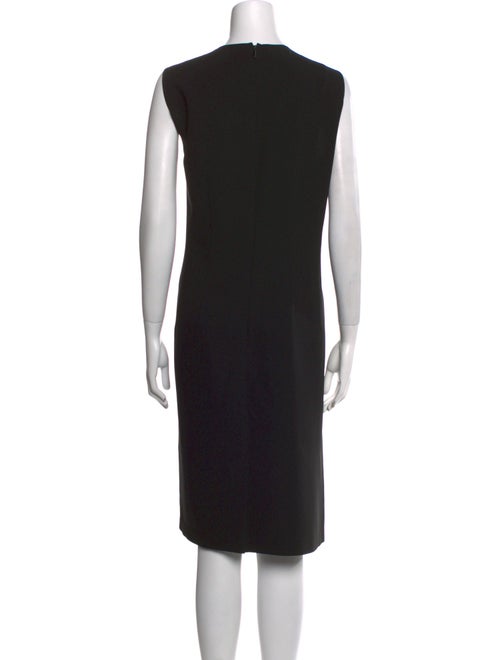 Lafayette 148 Crew Neck Midi Length Dress