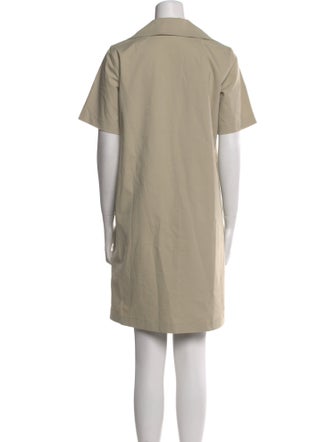 Lafayette 148 V-Neck Knee-Length Dress