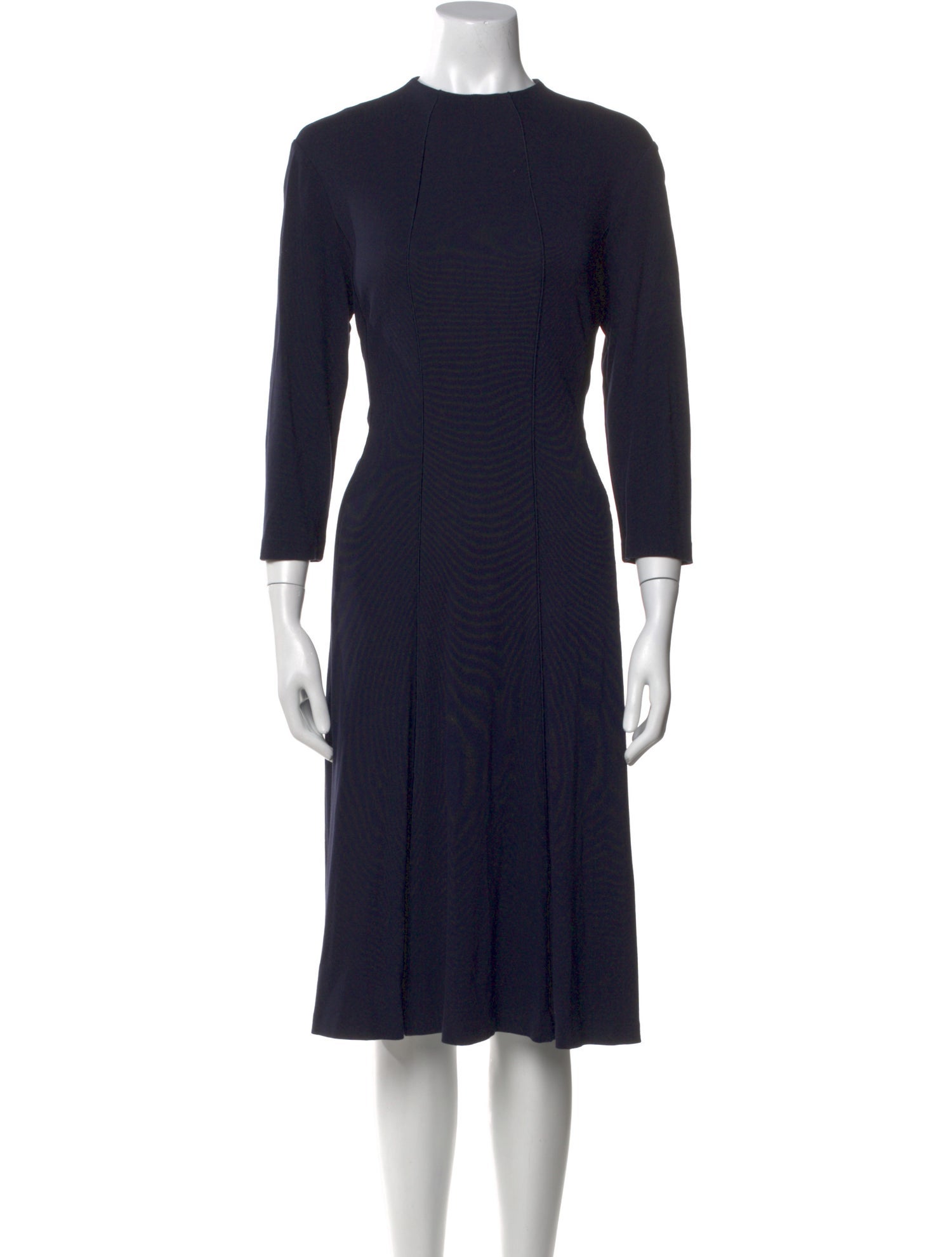 Lafayette 148 Crew Neck Knee-Length Dress