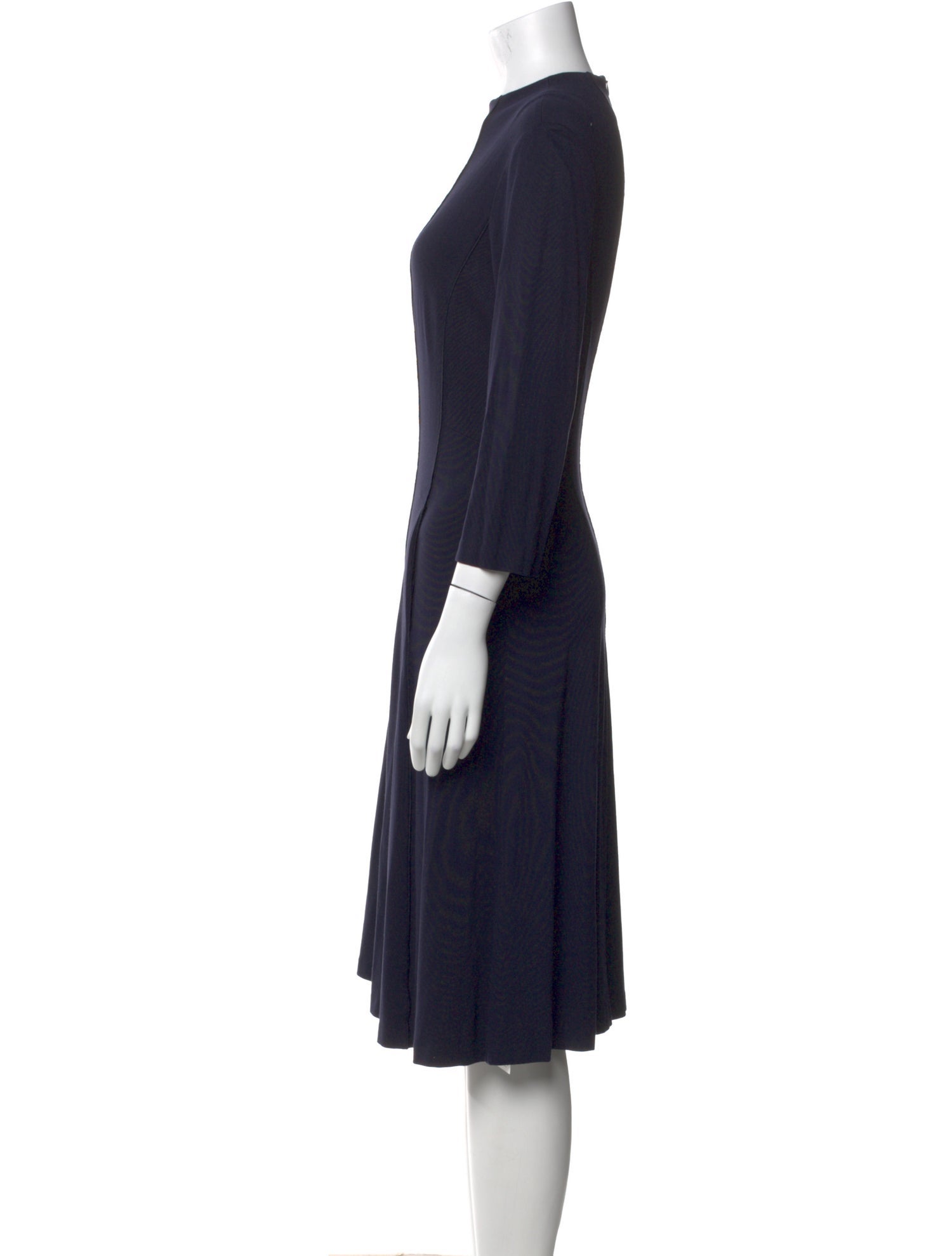 Lafayette 148 Crew Neck Knee-Length Dress