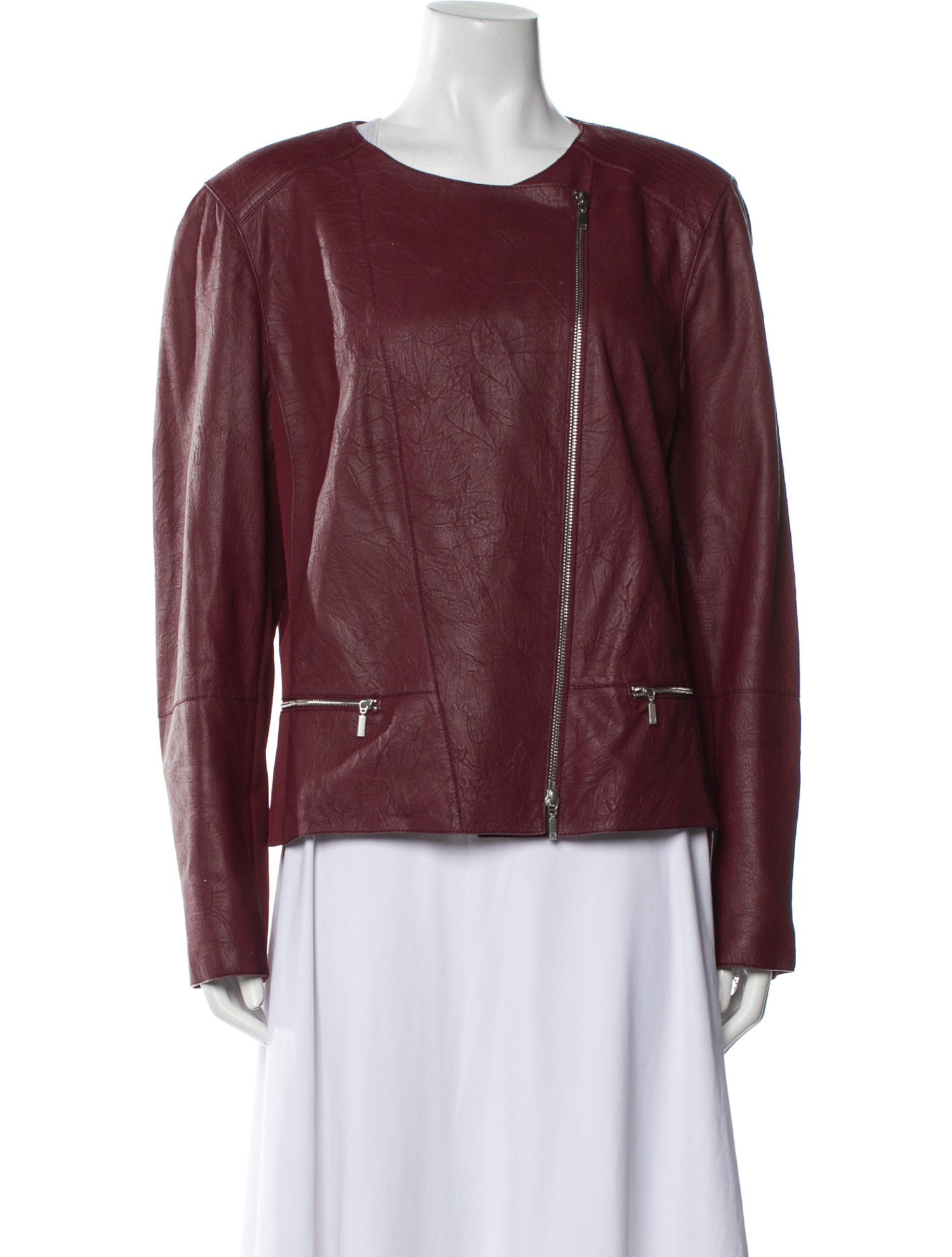 Lafayette 148 Leather Biker Jacket