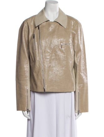 Lafayette 148 Leather Biker Jacket