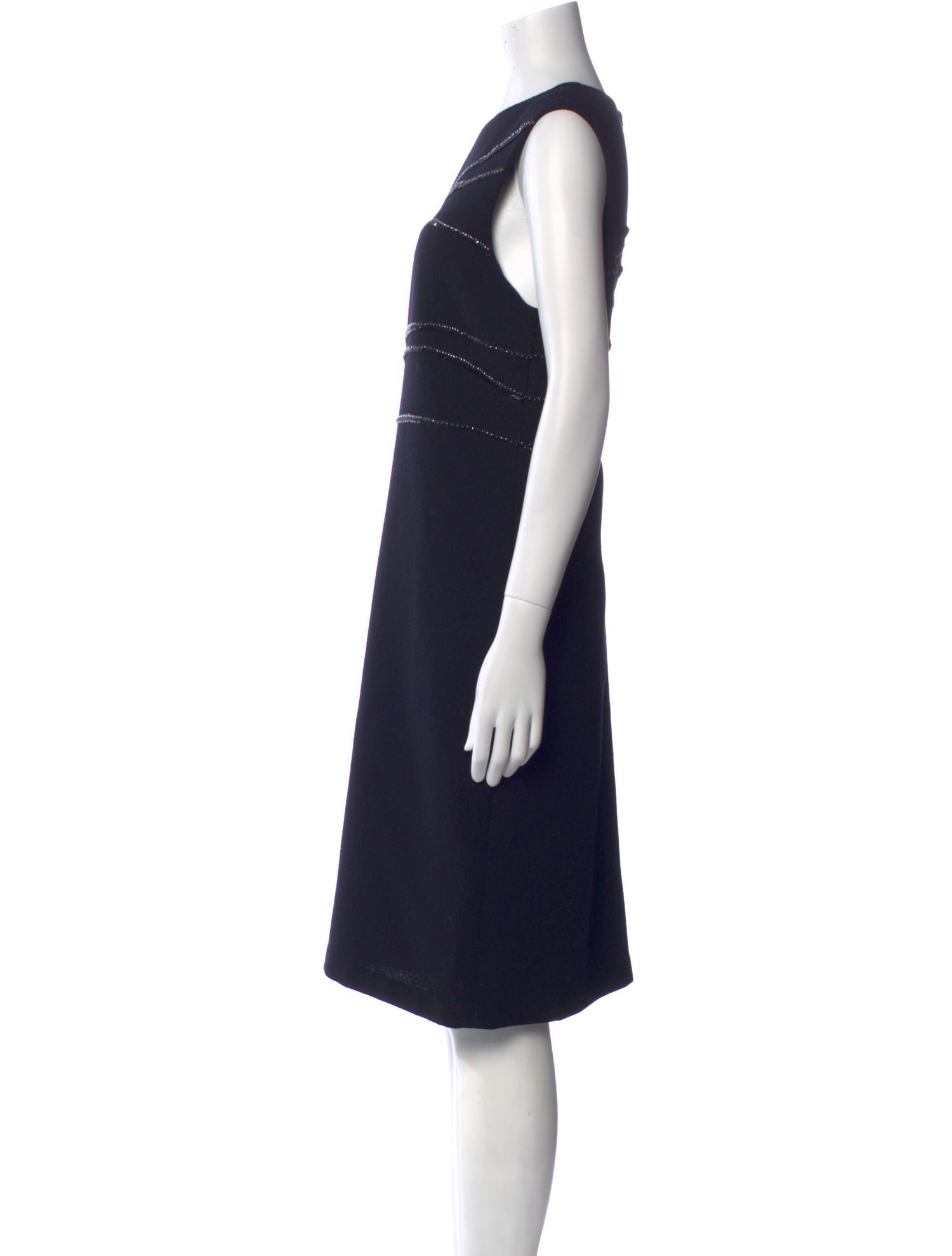 Lafayette 148 Wool Knee-Length Dress