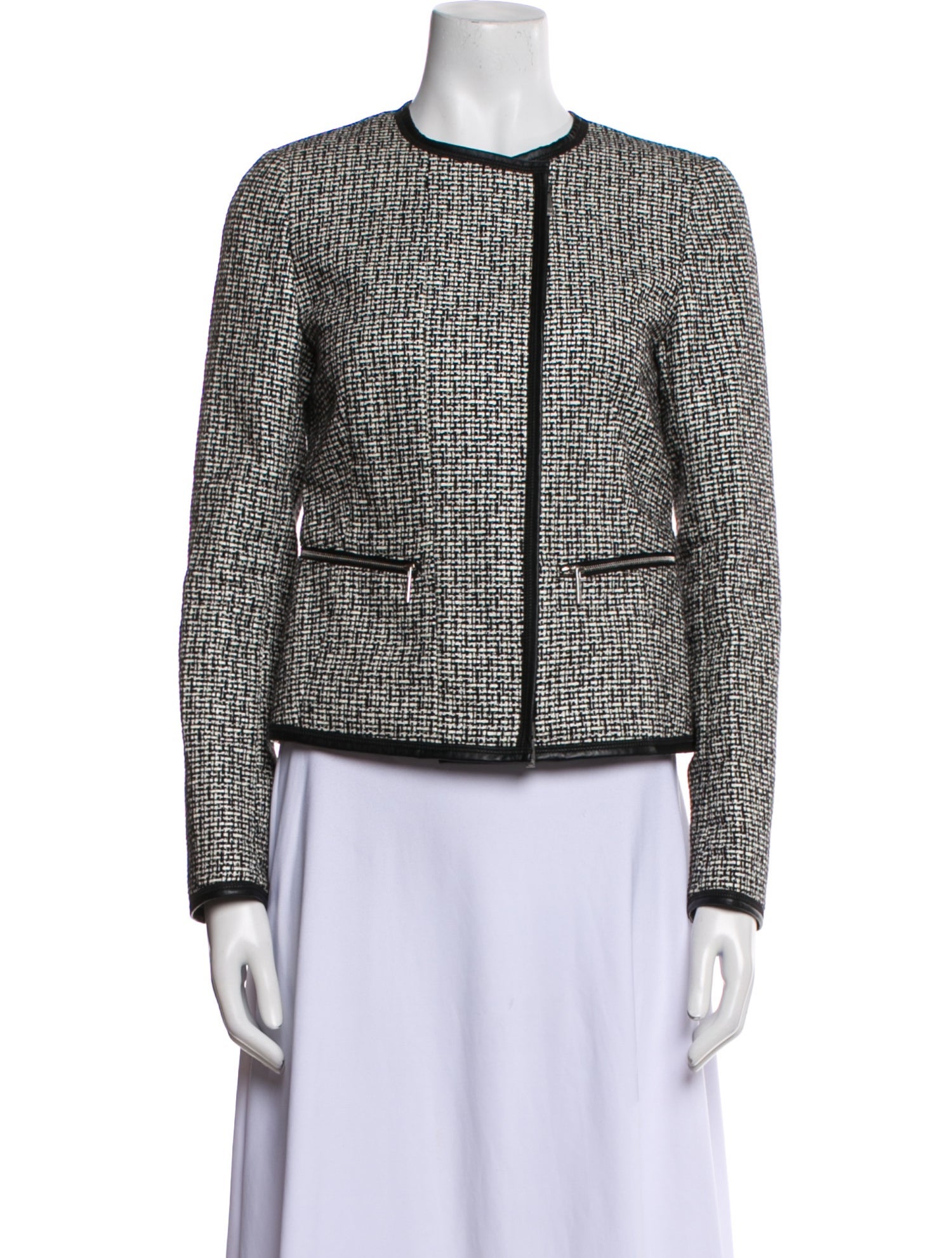 Lafayette 148 Tweed Pattern Evening Jacket