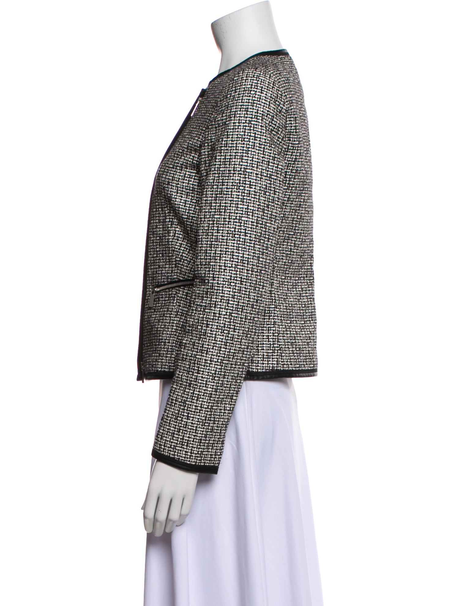 Lafayette 148 Tweed Pattern Evening Jacket