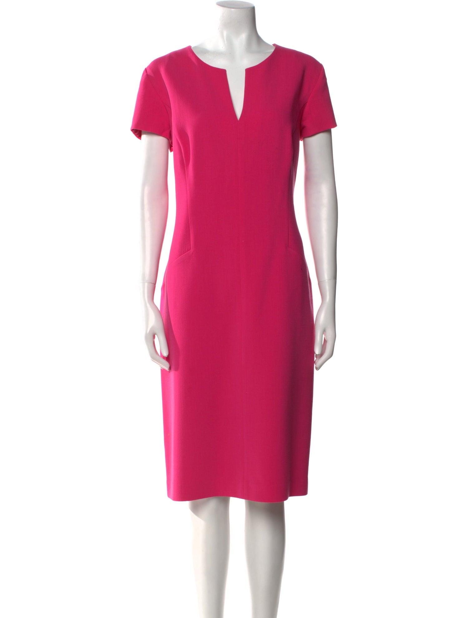 Lafayette 148 Virgin Wool Midi Length Dress