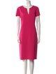 Lafayette 148 Virgin Wool Midi Length Dress