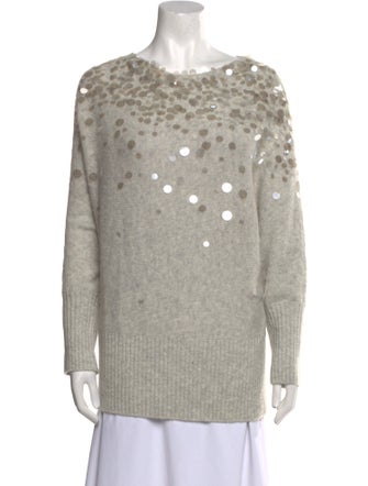 Lafayette 148 Cashmere Bateau Neckline Sweater