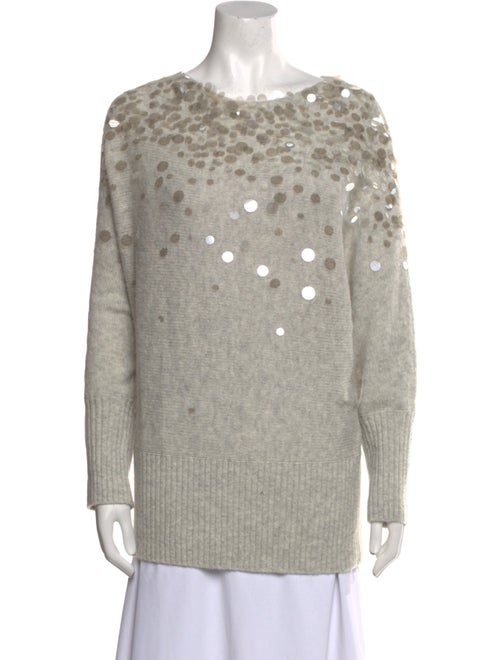 Lafayette 148 Cashmere Bateau Neckline Sweater