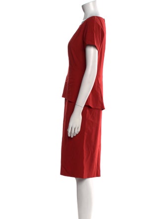 Lafayette 148 Wool Knee-Length Dress