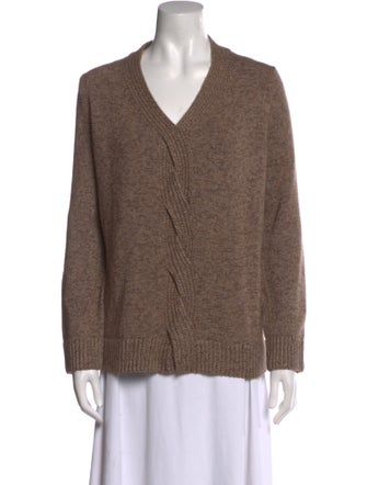 Lafayette 148 Silk V-Neck Sweater