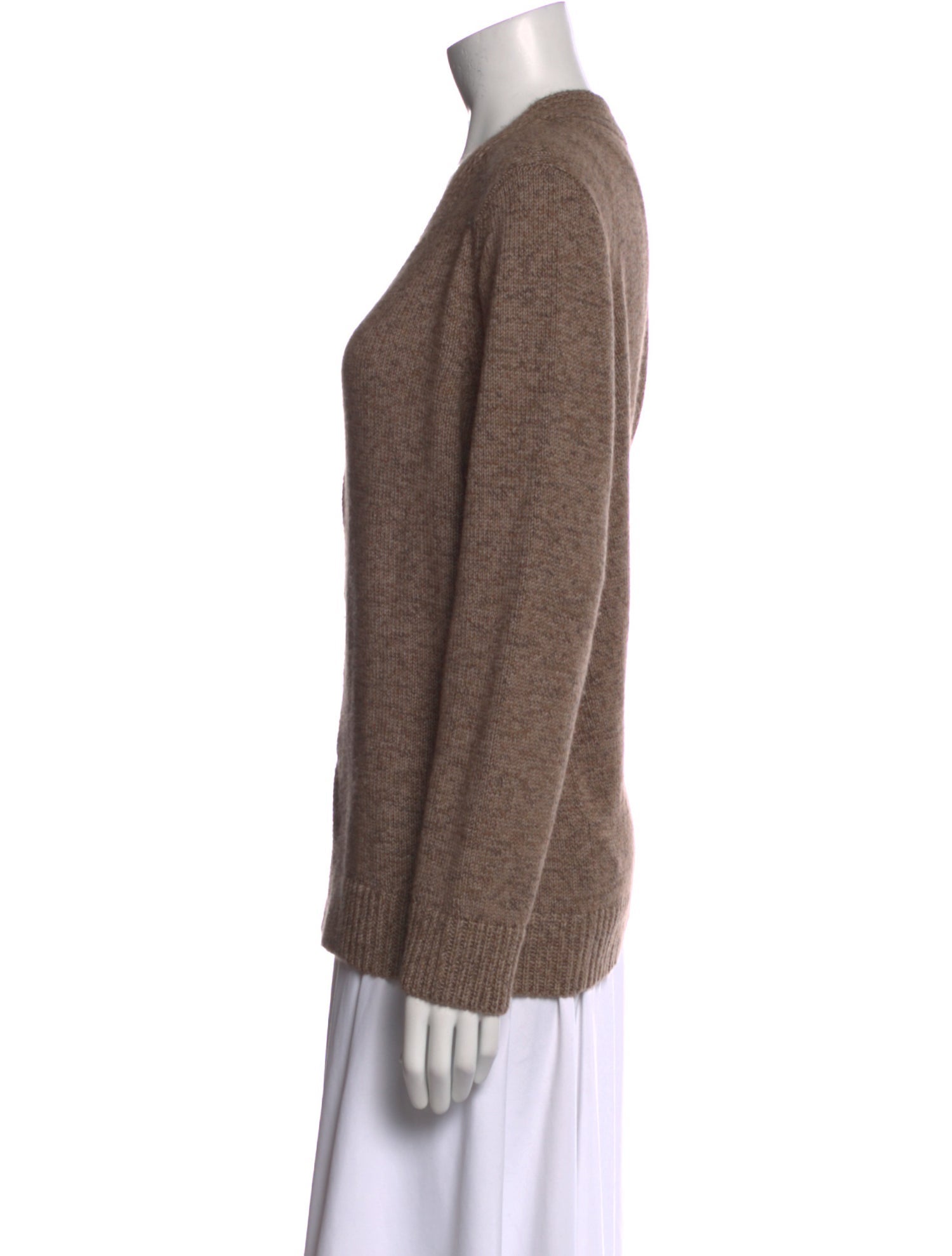 Lafayette 148 Silk V-Neck Sweater