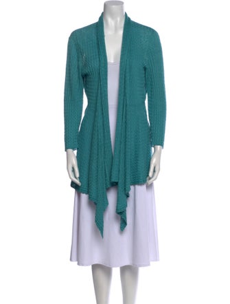 Lafayette 148 Linen Open Front Sweater