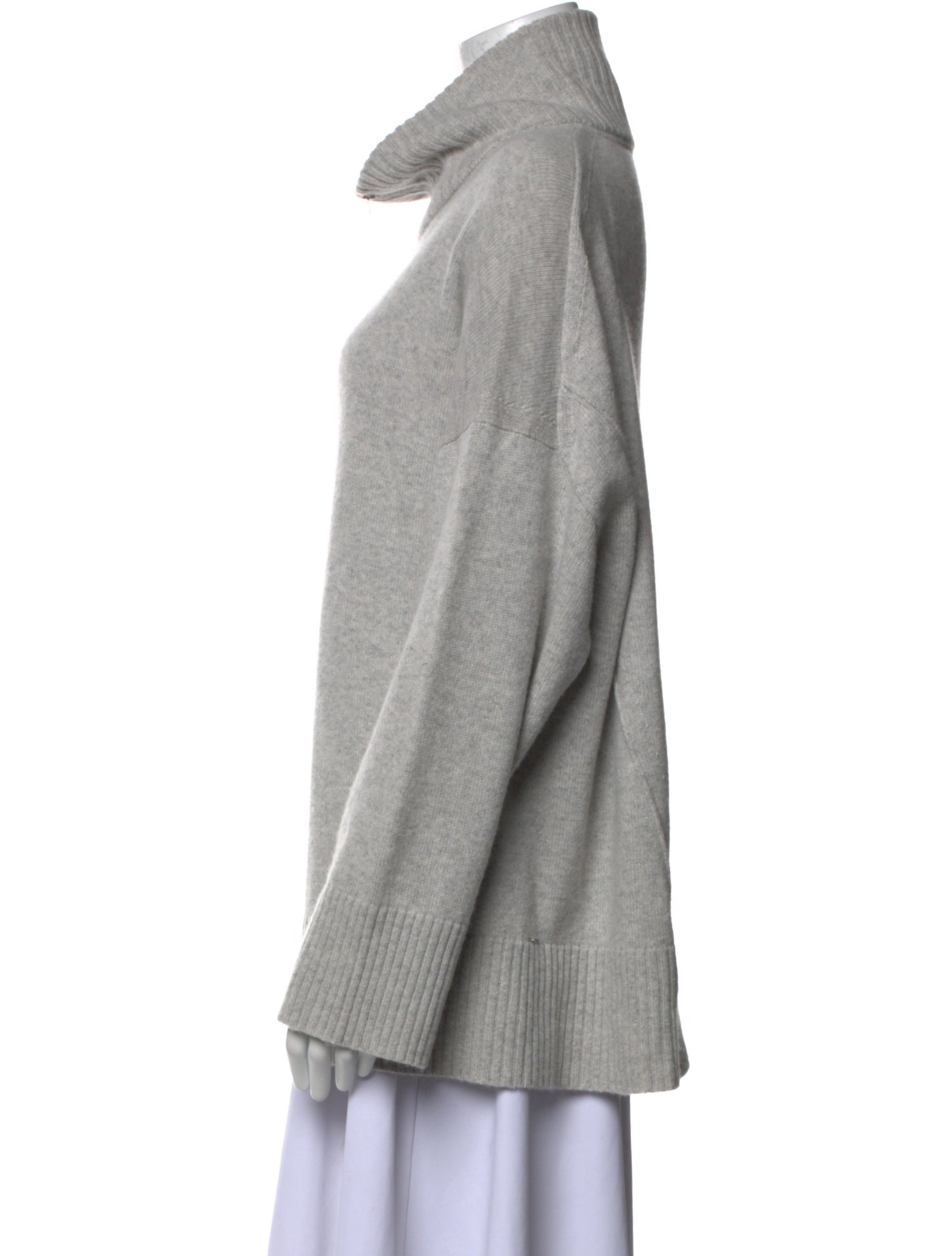 Lafayette 148 Cashmere Mock Neck Sweater