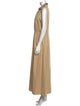 Lafayette 148 V-Neck Long Dress