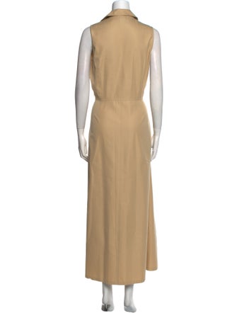 Lafayette 148 V-Neck Long Dress