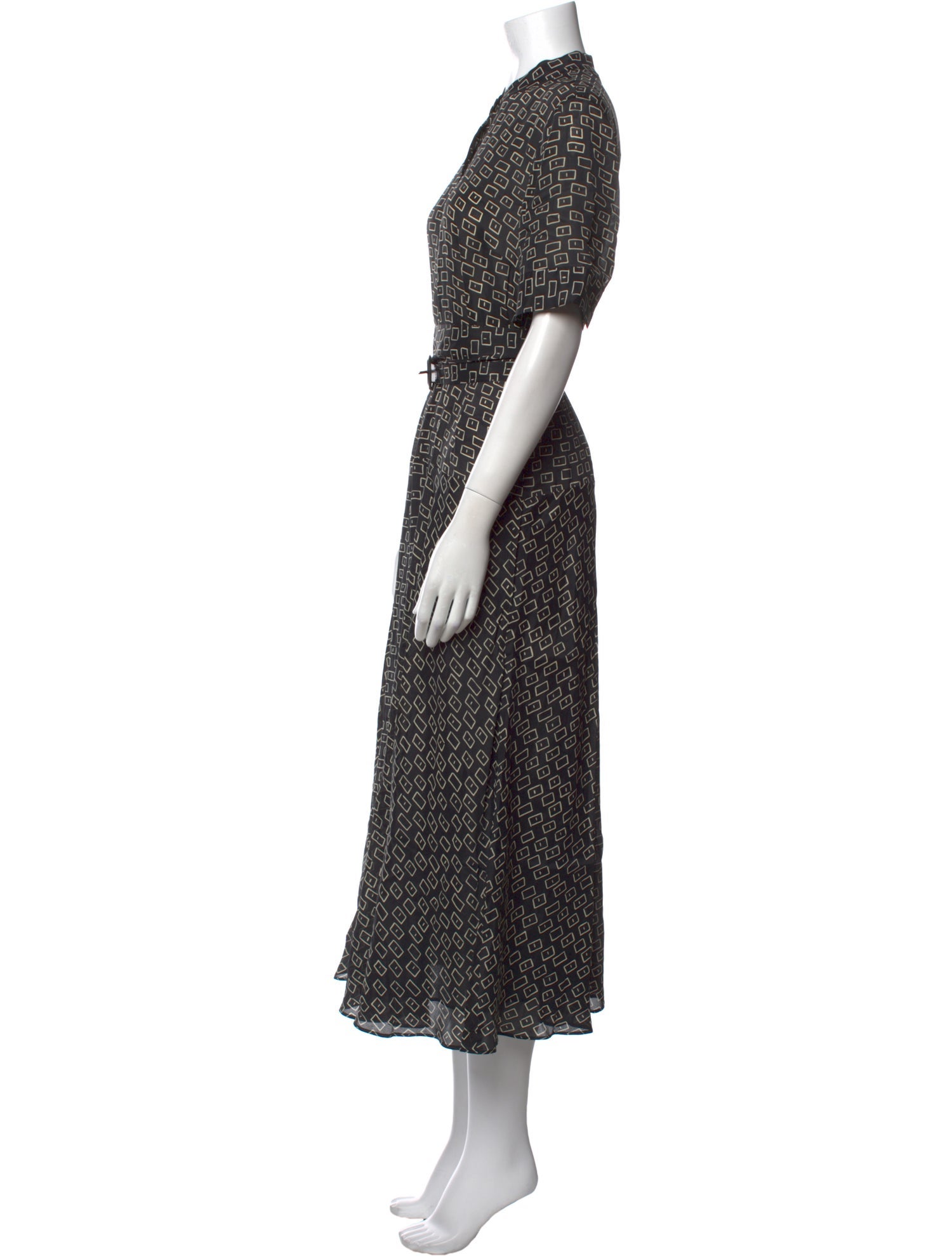Lafayette 148 Printed Long Dress