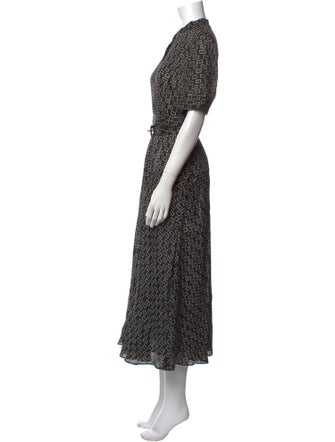 Lafayette 148 Printed Long Dress