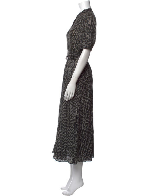 Lafayette 148 Printed Long Dress