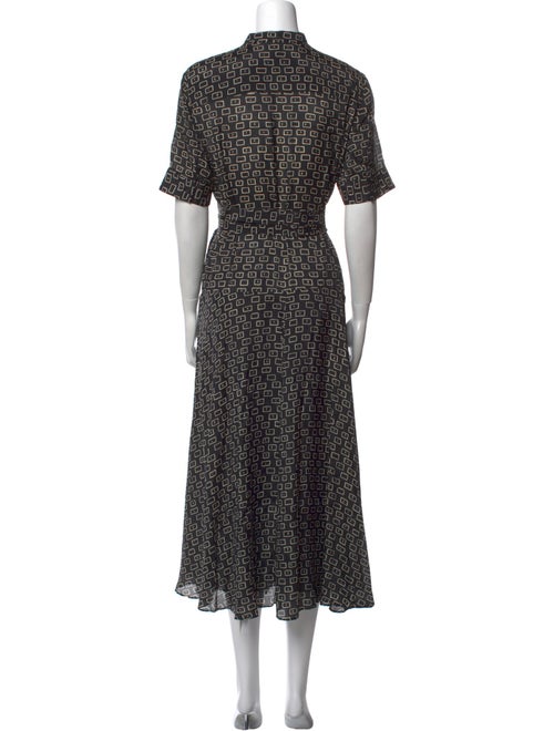 Lafayette 148 Printed Long Dress